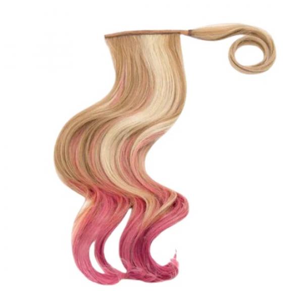 HAIRDO Pferdeschwanz Ginger Blonde / Pink